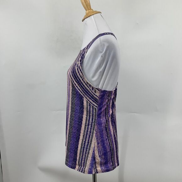 Prana Tank Top Womens S Small Multi Racerback Boost Printed Sleeveless Stretch - Picture 4 of 11